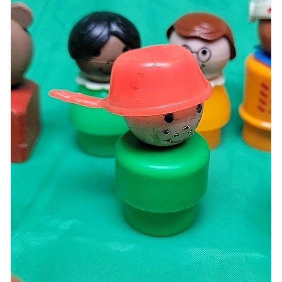 Vintage Fisher Price Little People Mix Figures LOT of 18 Some RARE 60s & 70s - Picture 10 of 11